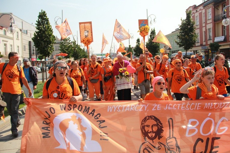 Wejście ŁPPM na Jasną Górę