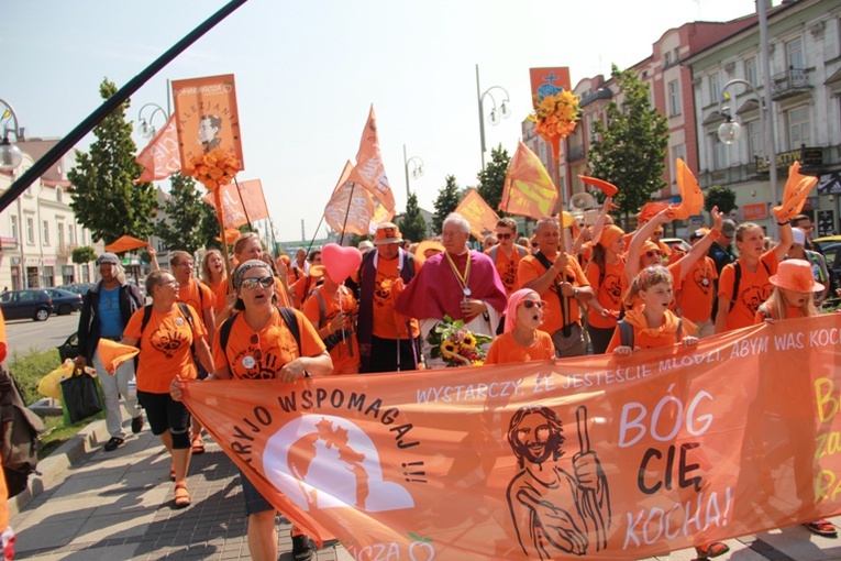 Wejście ŁPPM na Jasną Górę