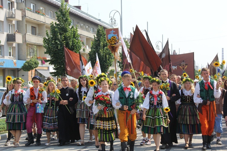 Wejście ŁPPM na Jasną Górę