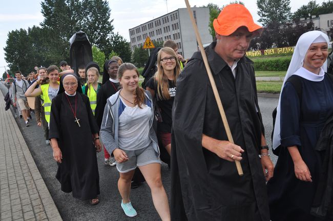 Wyjście pielgrzymki do Myśliborza