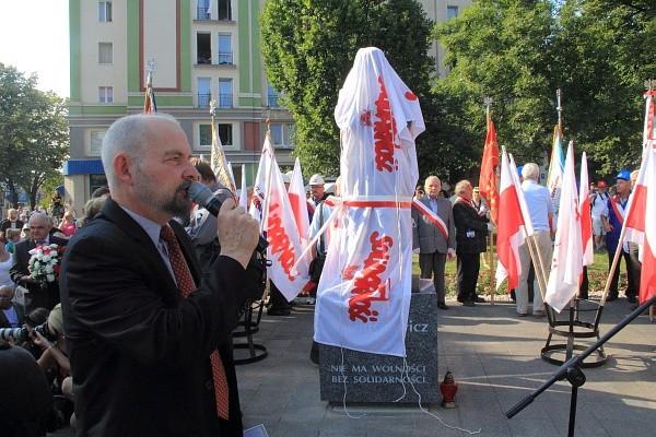 Odsłonięcie pomnika Anny Walentynowicz