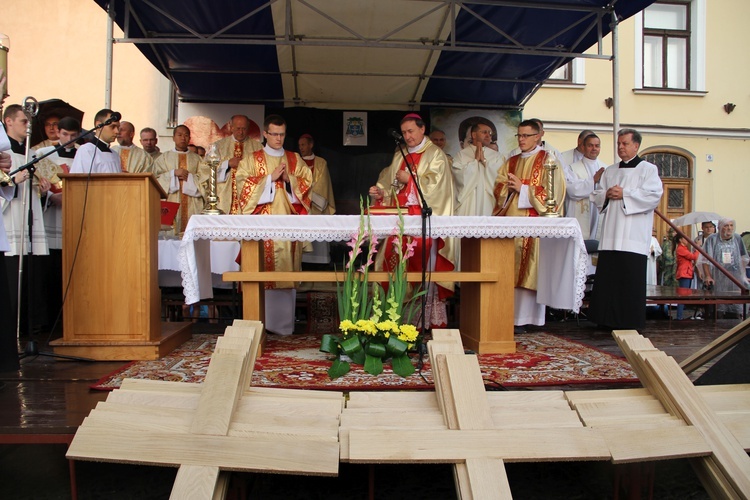 Msza św. na rozpoczęcie pielgrzymki