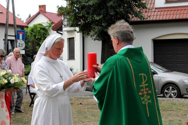 Msza św. przy kapliczce św. Rocha