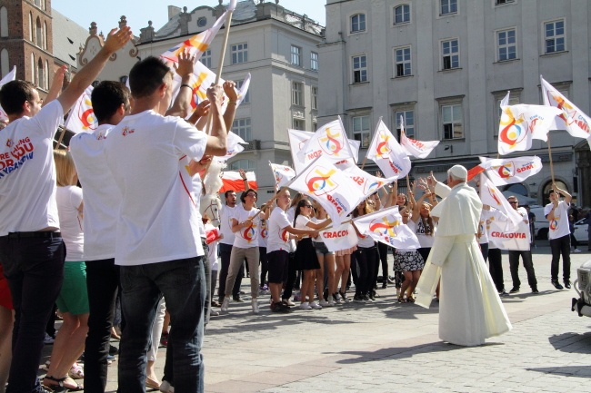 Klip ŚDM na Rynku Głównym - cz. 2