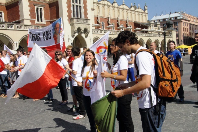 Klip ŚDM na Rynku Głównym - cz. 2