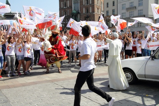 Klip ŚDM na Rynku Głównym - cz. 2