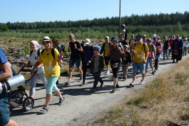 Wolontariusze ŚDM na pielgrzymce