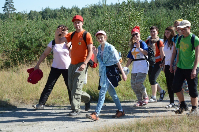 Wolontariusze ŚDM na pielgrzymce