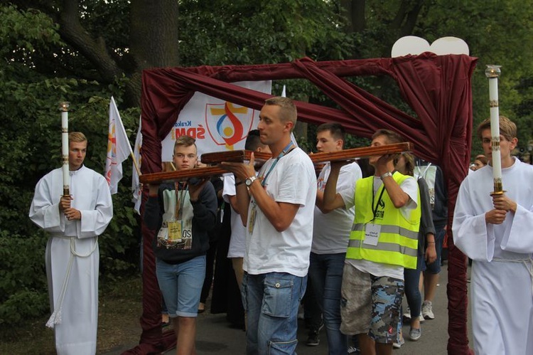 Rozpoczęcie peregrynacji znaków ŚDM 