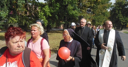 Wejście pielgrzymki do Myśliborza