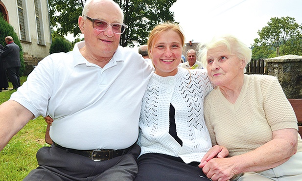 Marek i Teresa Wilczyńscy z córką Barbarą