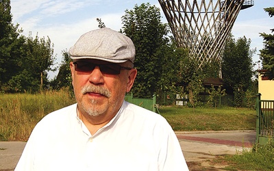  Marek Zalewski, znany ciechanowski plastyk, od lat apeluje o ratowanie wieży ciśnień