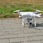 Dron w akcji