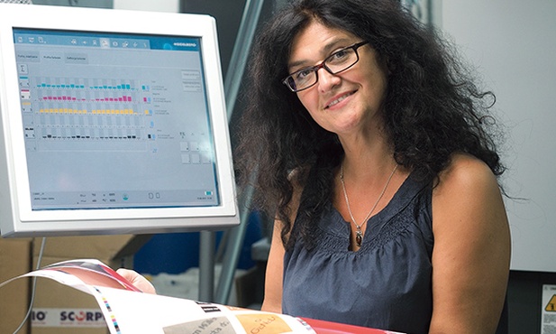 Alicja Uthke,  technolog drukarni