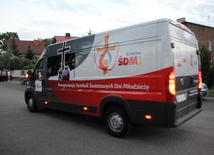 Powitanie symboli ŚDM w diecezji łowickiej