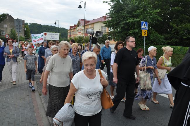 Pielgrzymka trzeźwości w Polanowie