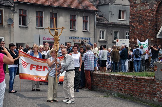 Pielgrzymka trzeźwości w Polanowie