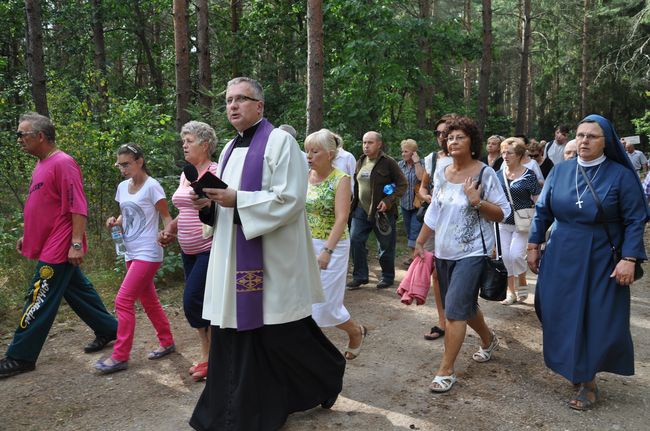 Pielgrzymka trzeźwości w Polanowie