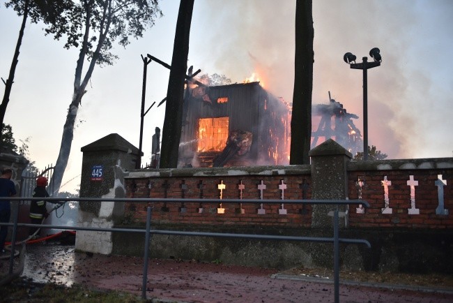 Pożar kościoła