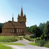  Projekt kościoła nawiązuje do architektury drewnianej w Małopolsce. Przypomina świątynię, która kiedyś znajdowała się w tym miejscu