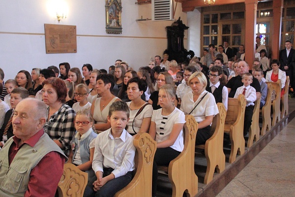 Msza św. na rozpoczęcie roku szkolnego - Kielno