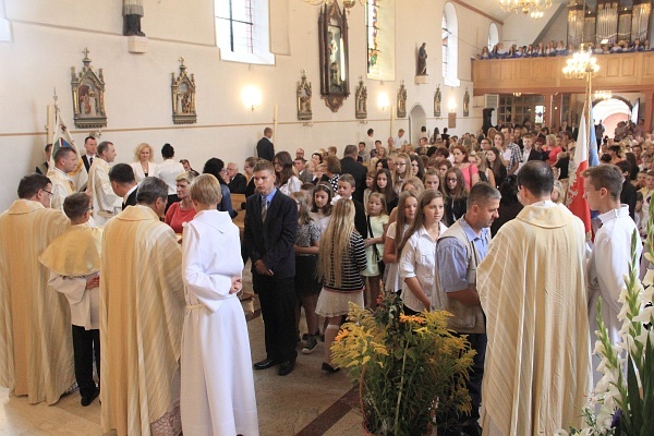 Msza św. na rozpoczęcie roku szkolnego - Kielno