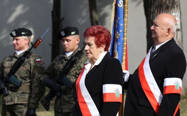 Odsłonięcie tablicy poświęconej Niezłomnym Żolnierzom - Sybirakom