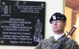 Odsłonięcie tablicy poświęconej Niezłomnym Żolnierzom - Sybirakom