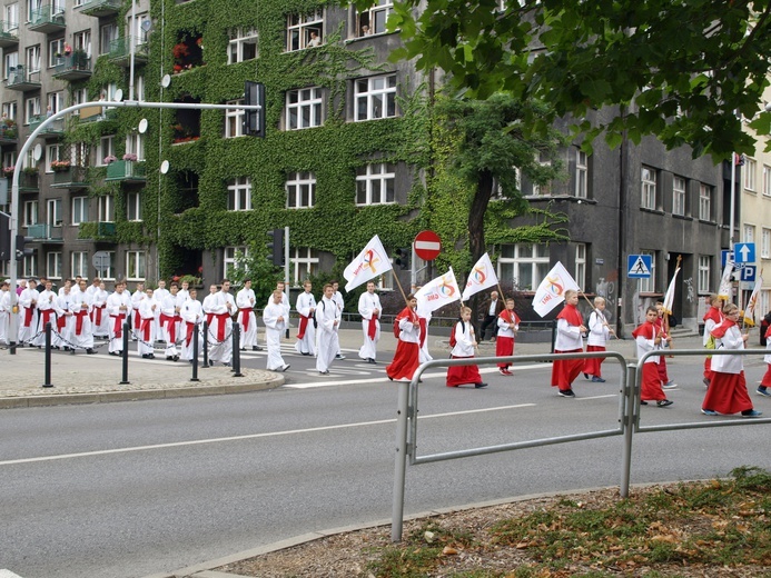 Pielgrzymka Ministrantów do katedry Chrystusa Króla w Katowicach