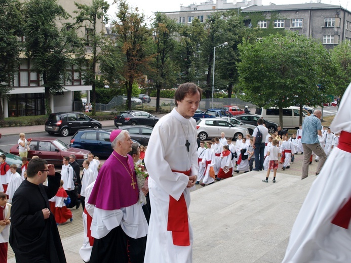 Pielgrzymka Ministrantów do katedry Chrystusa Króla w Katowicach