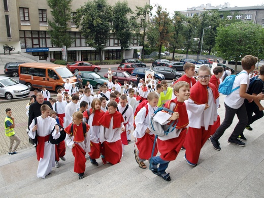 Pielgrzymka Ministrantów do katedry Chrystusa Króla w Katowicach