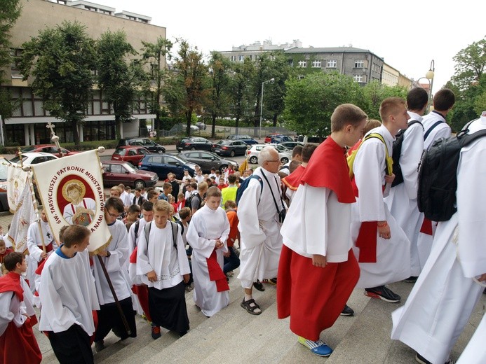 Pielgrzymka Ministrantów do katedry Chrystusa Króla w Katowicach