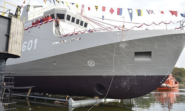 "Kormoran" przeszedł chrzest