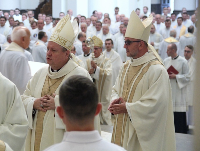 Pielgrzymka Księży Archidiecezji Katowickiej do katedry