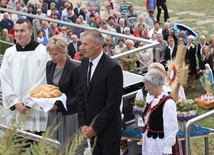 Msza św. odpustowa tradycyjnie połączona była z dożynkami