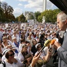 Minister Zembala na manifestacji pielęgniarek