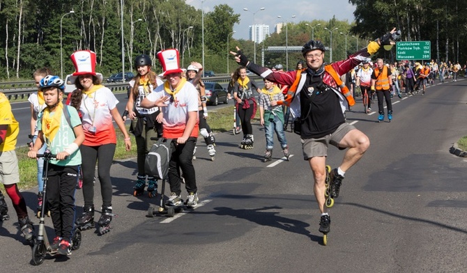 Na rolkach i hulajnogach do Walentego