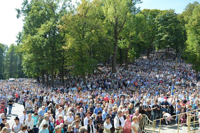 Rodziny przybyły do Kalwarii