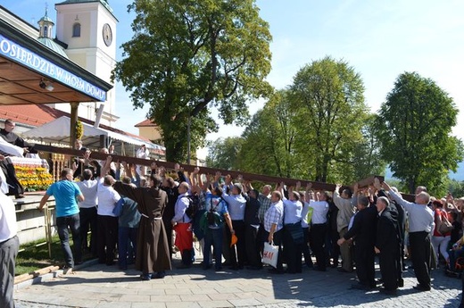 Rodziny przybyły do Kalwarii