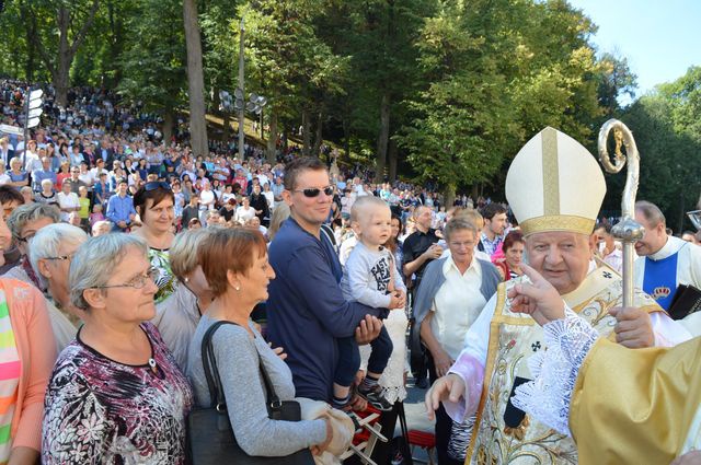 Rodziny przybyły do Kalwarii