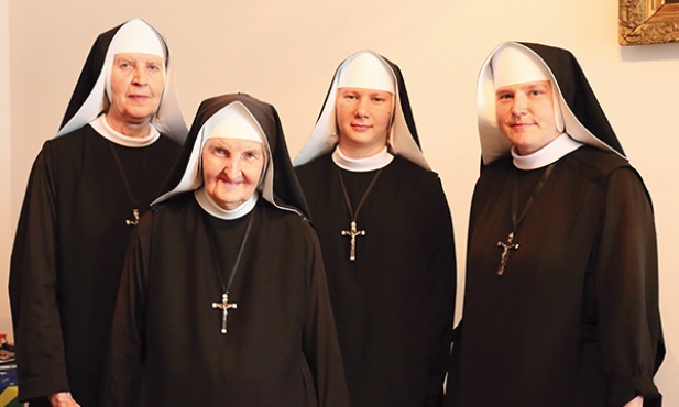 Siostry Regina (od lewej), Augustyna, Ludwika, Benedetta