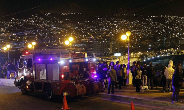 Potężne trzęsienie ziemi u wybrzeża Chile