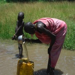 Wioska Ayem w Sudanie Południowym