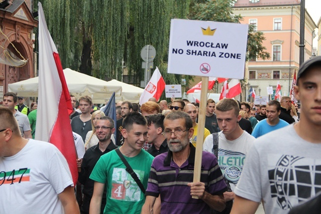 Protestowali przeciko przyjęciu imigrantów