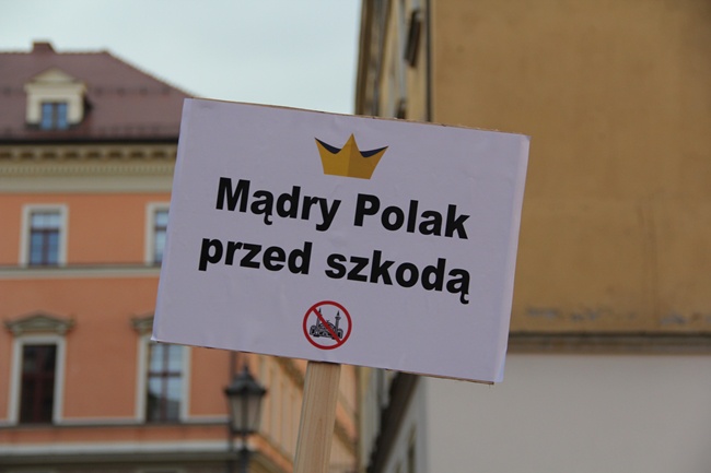 Protestowali przeciko przyjęciu imigrantów