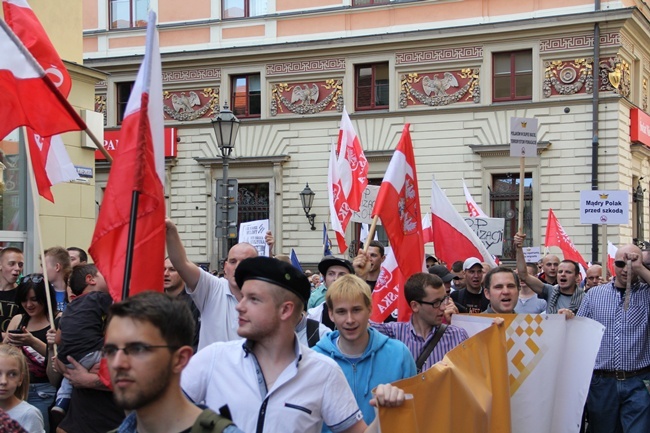 Protestowali przeciko przyjęciu imigrantów