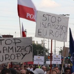 Protestowali przeciko przyjęciu imigrantów