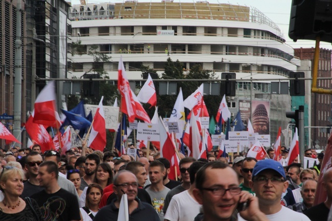 Protestowali przeciko przyjęciu imigrantów