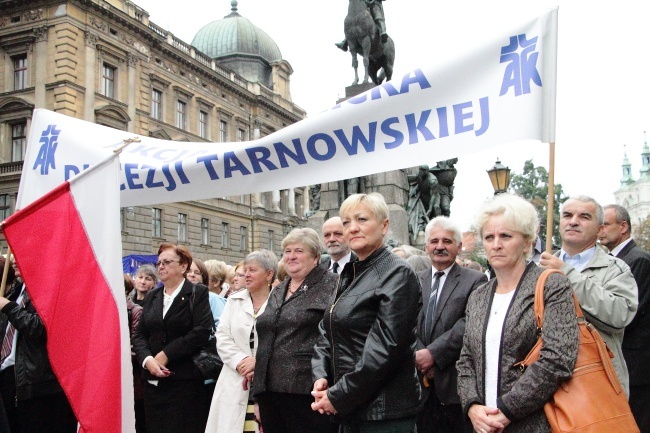 Marsz Akcji Katolickiej z pl. Matejki na Rynek Główny