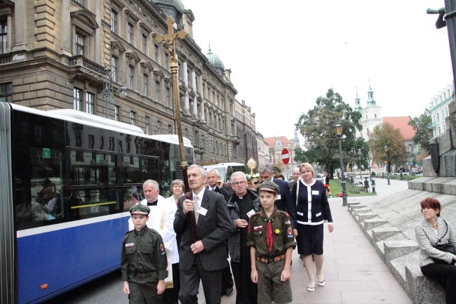 Marsz Akcji Katolickiej z pl. Matejki na Rynek Główny